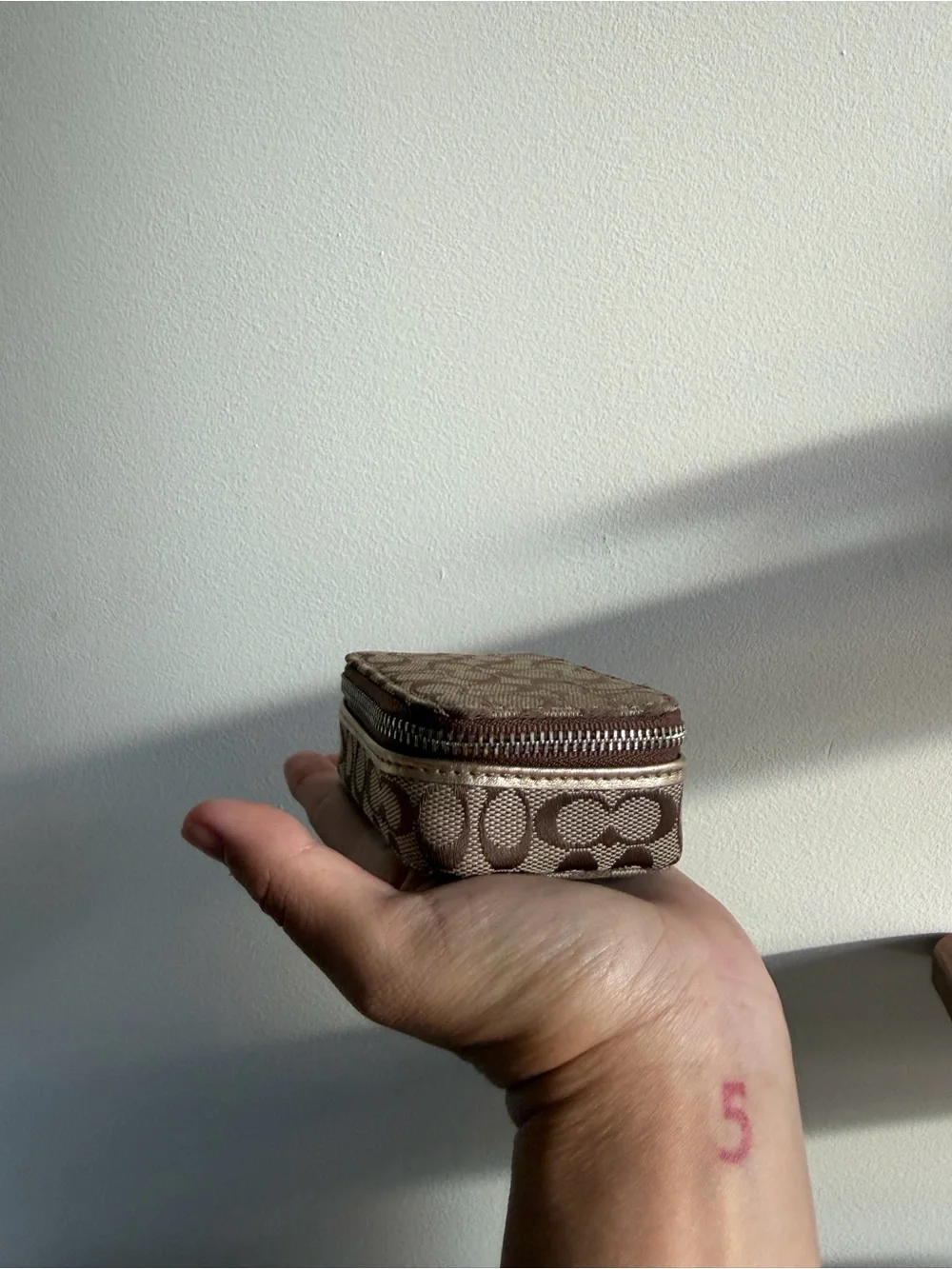 Vintage Coach Pill Box w/ Original Bottles